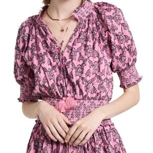 Roller Rabbit Smocked Waist Medium